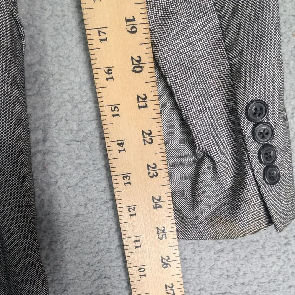 Hickey Freeman Blazer Mens 44 Long Loro Piana Tasmanian Wool Made USA Nordstrom